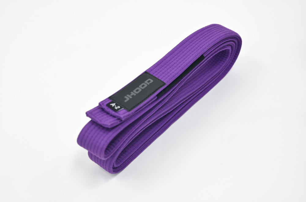 JHOOD Old School BJJ Belt – Purple