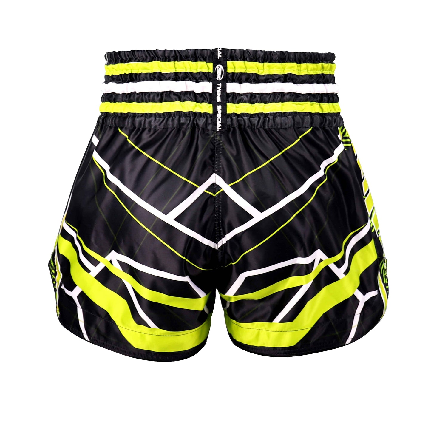 Twins Special TBS-RACING Muaythai Shorts (Black/Green)