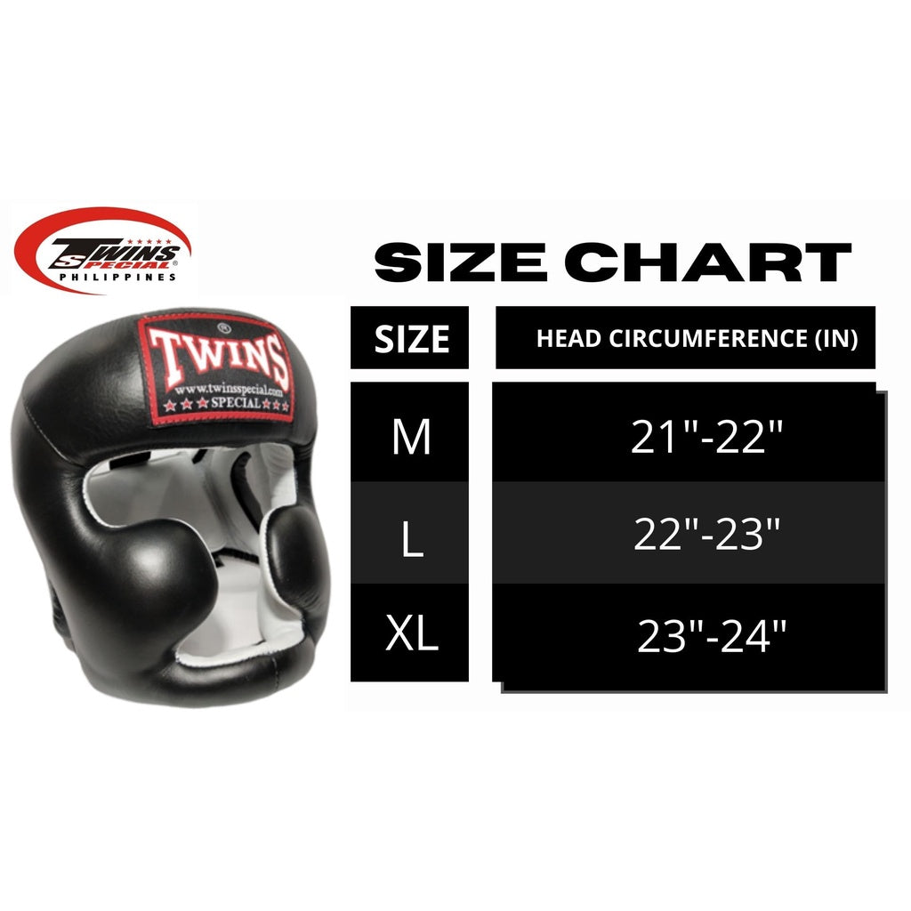 TWINS SPECIAL Boxing / Muaythai Headgear [Red/White]