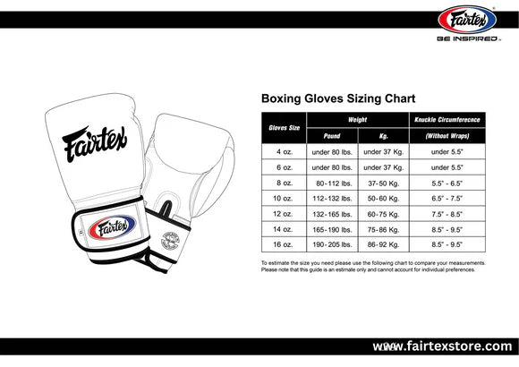 FAIRTEX BGL6 Pro Leather Laced Competition Gloves - Locked Thumb (Navy Blue)