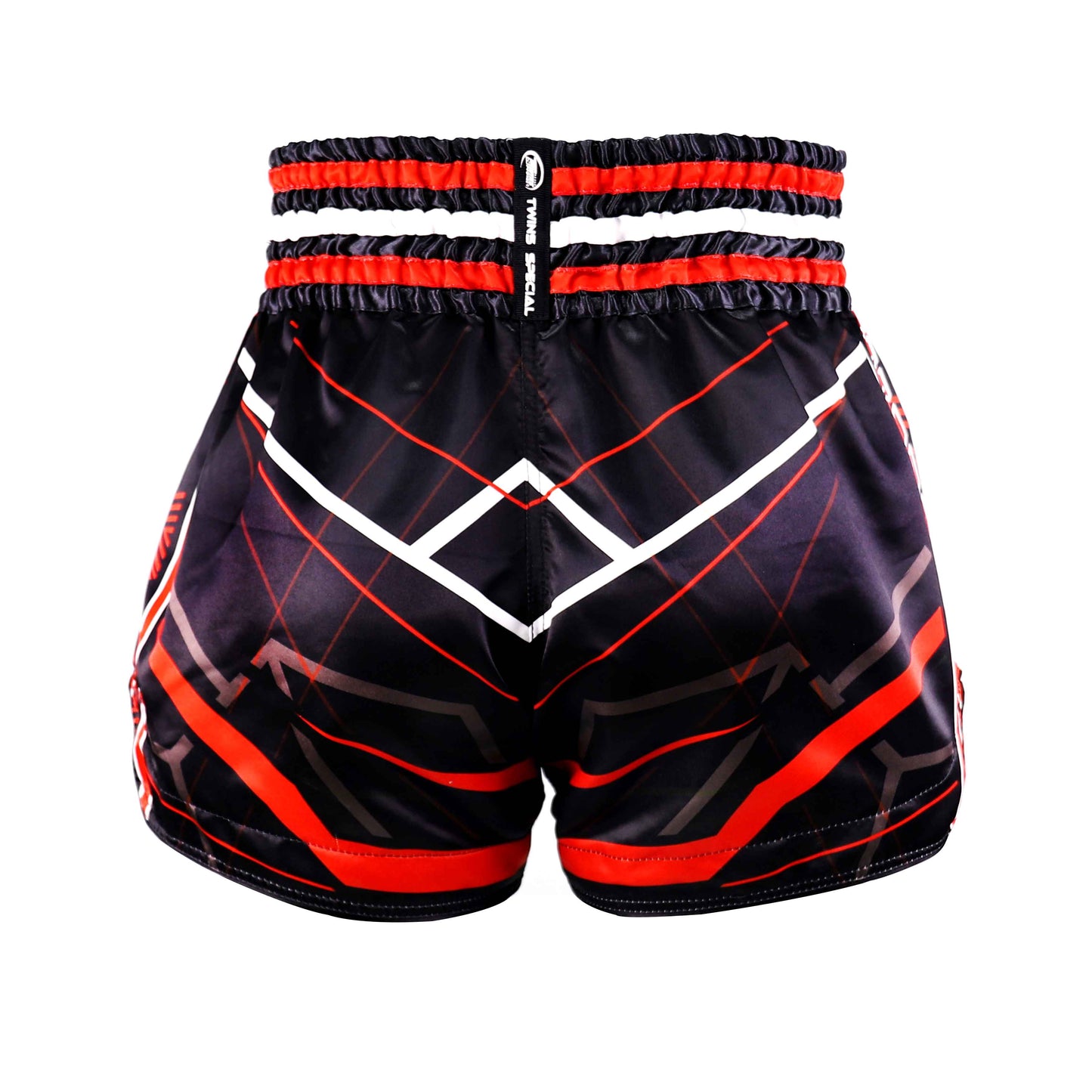 Twins Special TBS-RACING Muaythai Shorts (Black/Red)