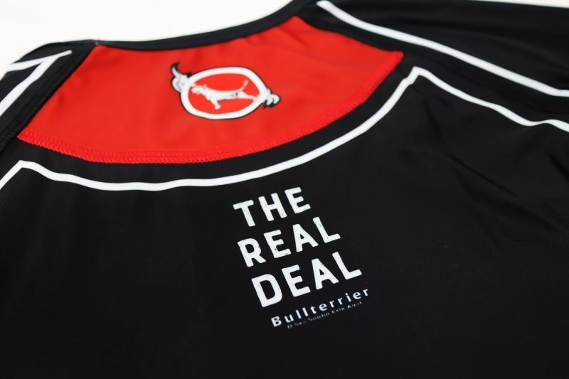 BULL TERRIER Rashguard RANK Short Sleeve Black