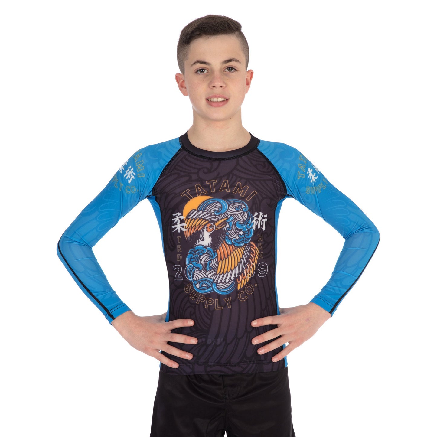 TATAMI KIDS CRANE ECOTECH RASH GUARD ( unisex)