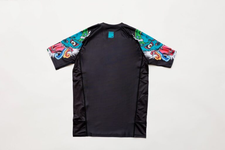 Jhood Gwi Myeon Ghost Rash Guard - Black