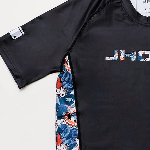 JHOOD Oriental Soul Short Sleeve Black Rashguard