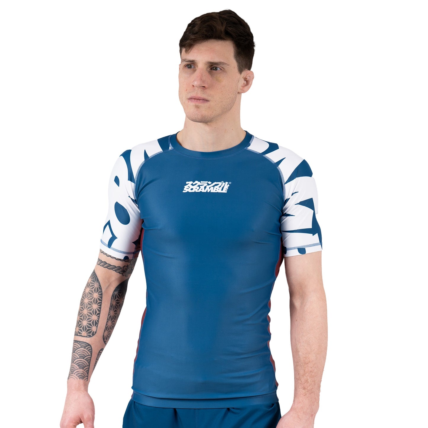 New Scramble BAKA Blue RASHGUARD