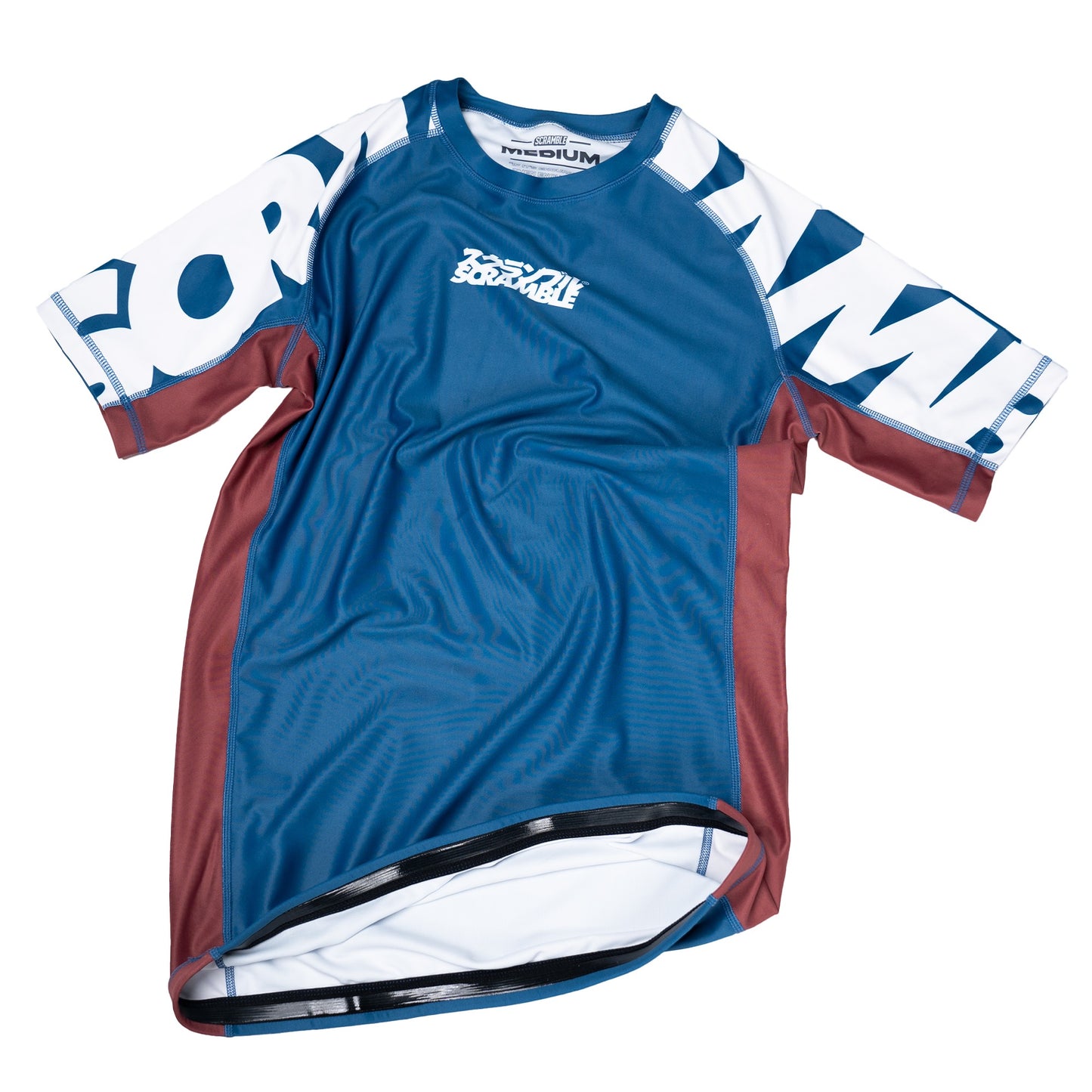 New Scramble BAKA Blue RASHGUARD