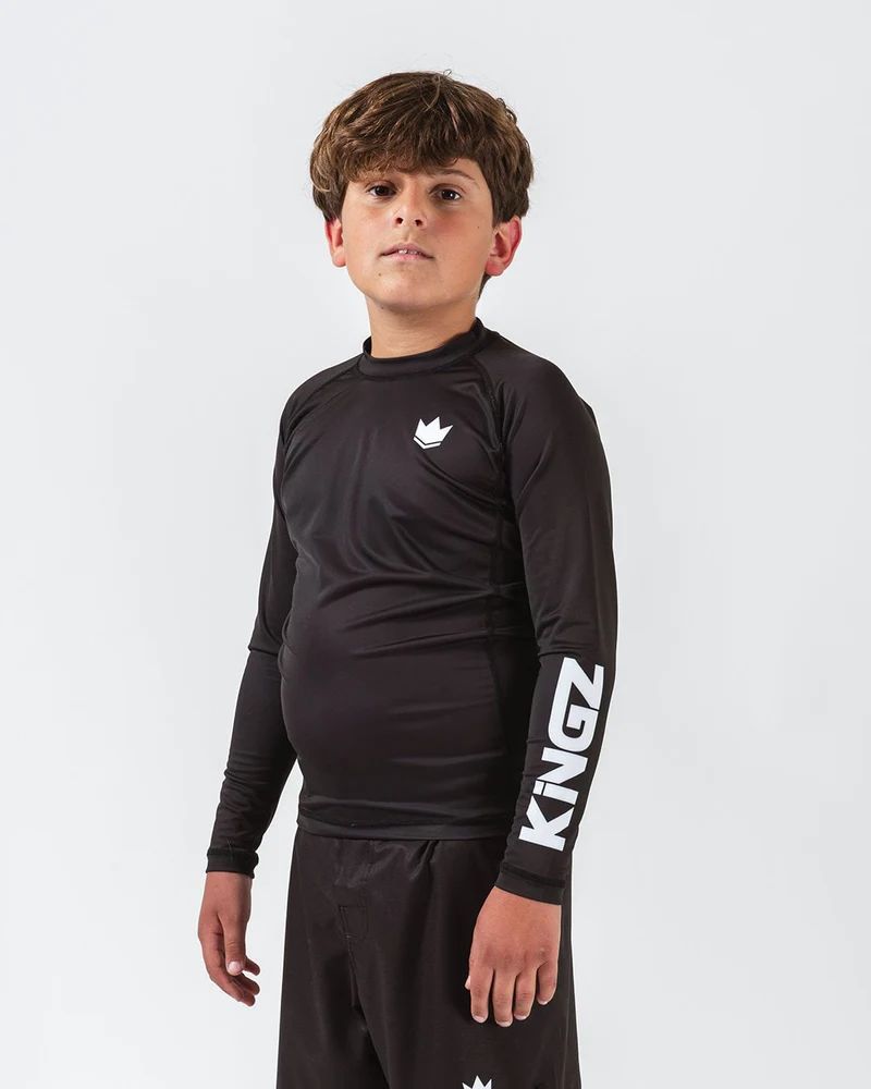 Kingz Kore Youth L/S Rashguard Black