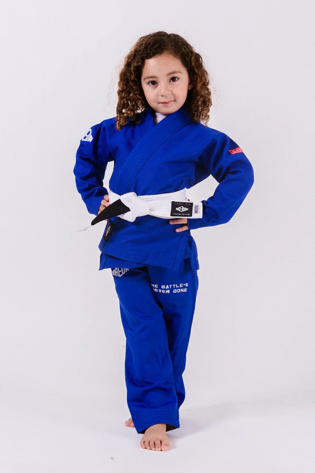 KINGZ Maeda Red Label 3.0 Kid's Jiu Jitsu Gi (Free White Belt)