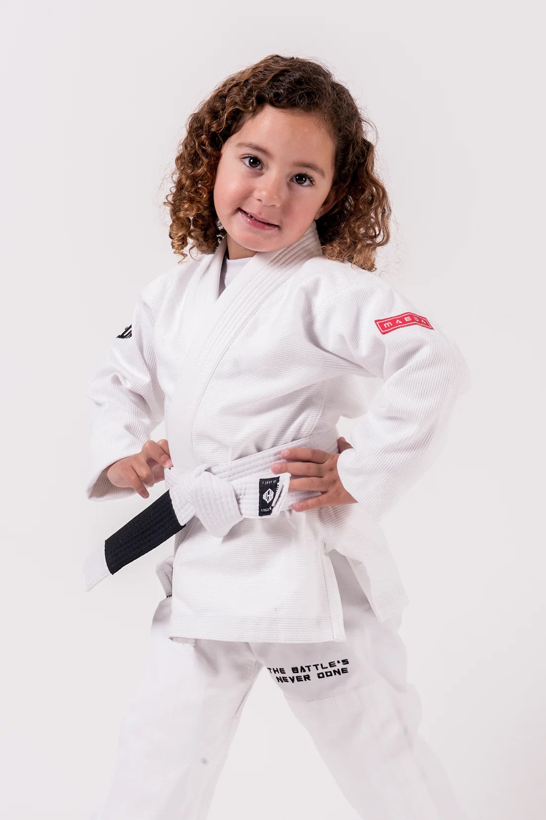 KINGZ Maeda Red Label 3.0 Kid's Jiu Jitsu Gi (Free White Belt)
