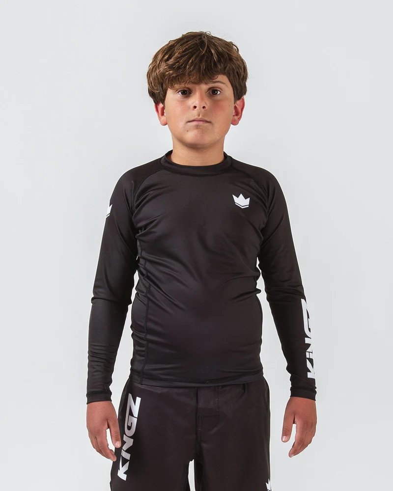 Kingz Kore Youth L/S Rashguard Black
