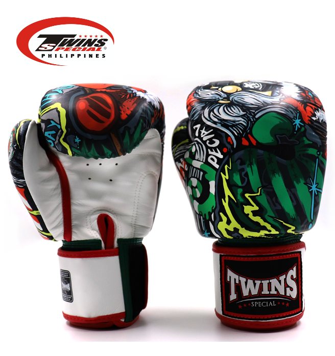 Twins Special "Boxer Saint Nicholas" Gloves. Very Limited Collector's Item