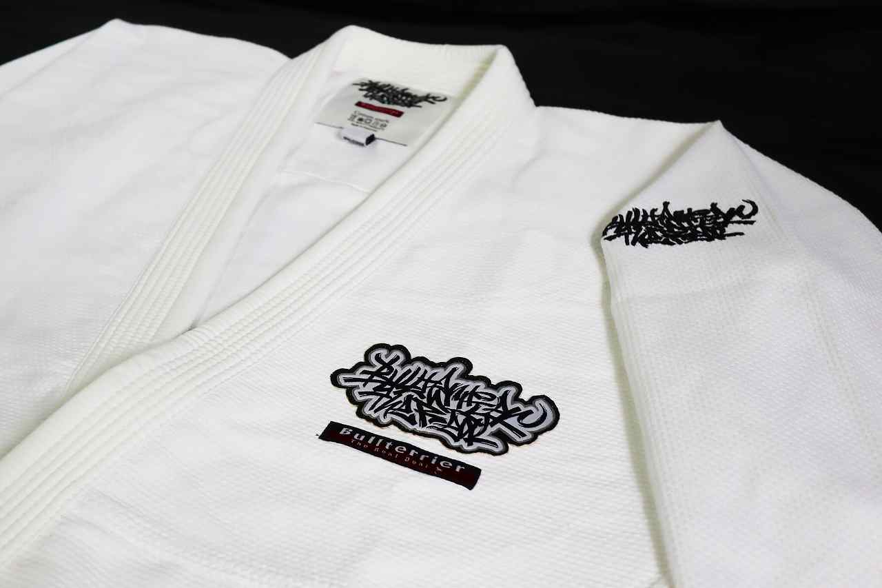 BULLTERRIER Jiu Jitsu Gi GRAFFITI WHITE
