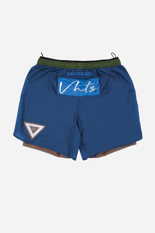 VHTS FW 23 "Translucence" Season 02 Combat shorts Dark Blue "Marin"