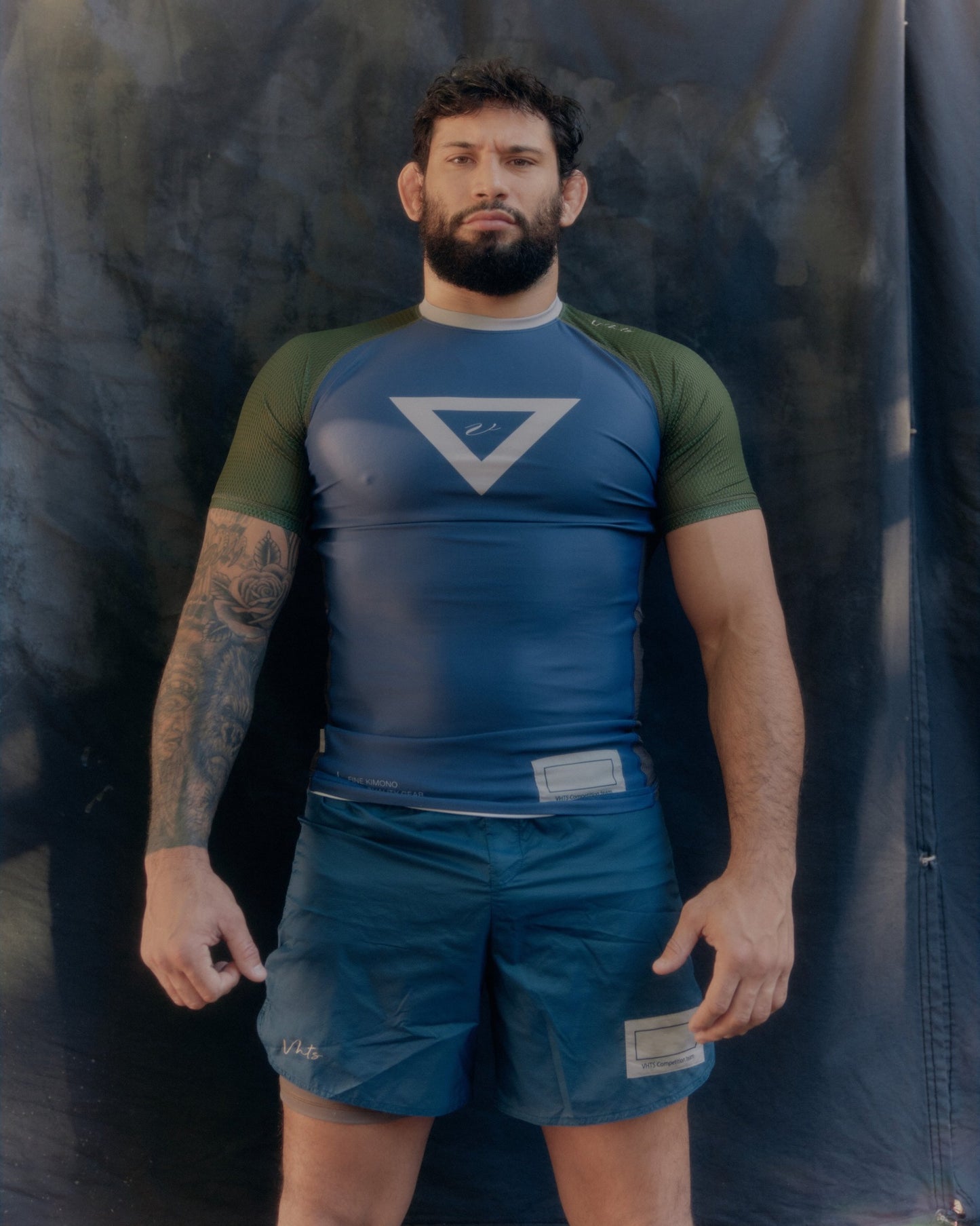 VHTS FW 23 "Translucence" Season 02 Combat shorts Dark Blue "Marin"