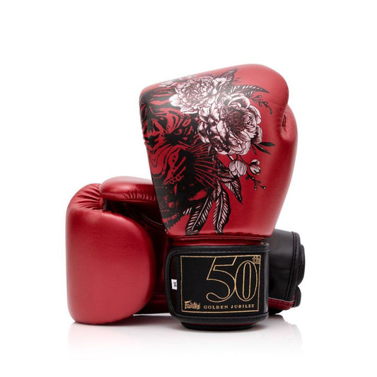 Fairtex Limited Edition "Golden Jubilee" Boxing Gloves: