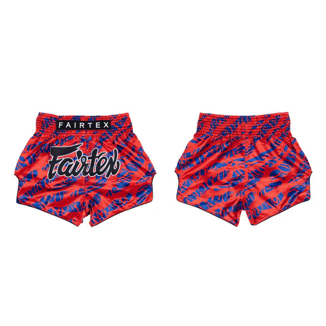 Fairtex Muay Thai Shorts - BS1958 Red/Blue