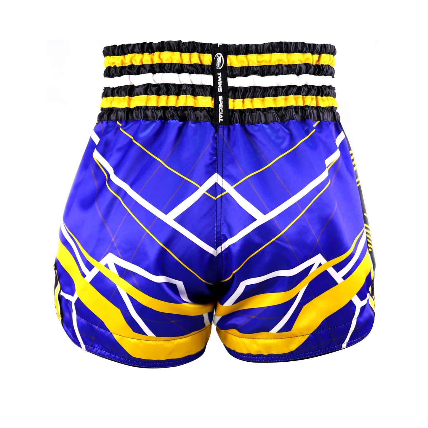 Twins Special TBS-RACING Muaythai Shorts (Blue/Yellow)
