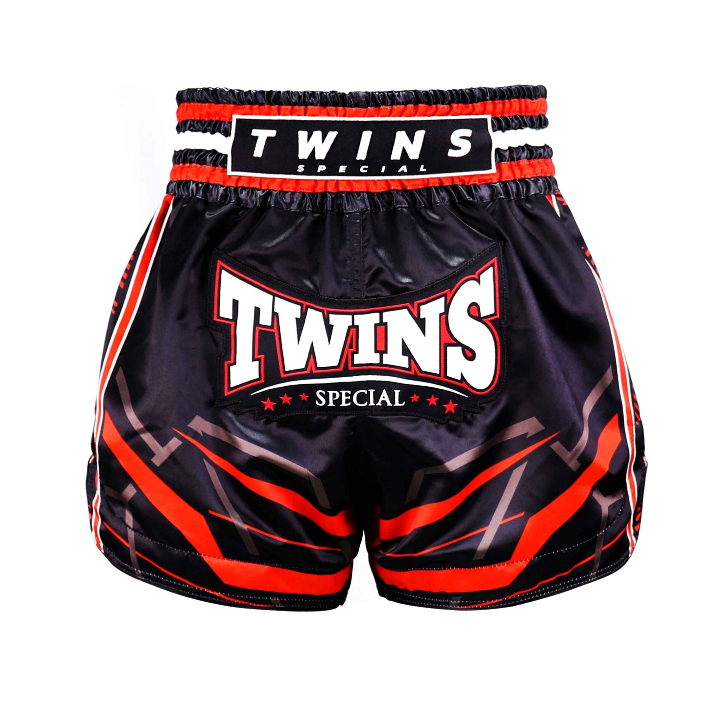 Twins Special TBS-RACING Muaythai Shorts (Black/Red)