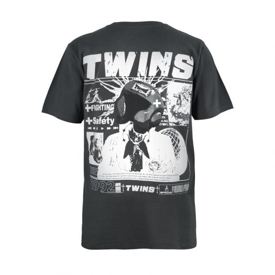 Twins Special Muaythai T-SHIRTS-07 (DARK GRAY)