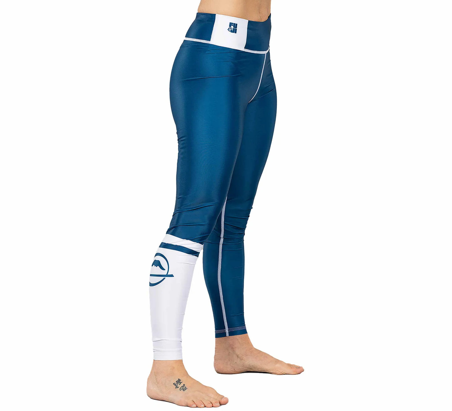 FUJI Script Womens Grappling Spats Blue