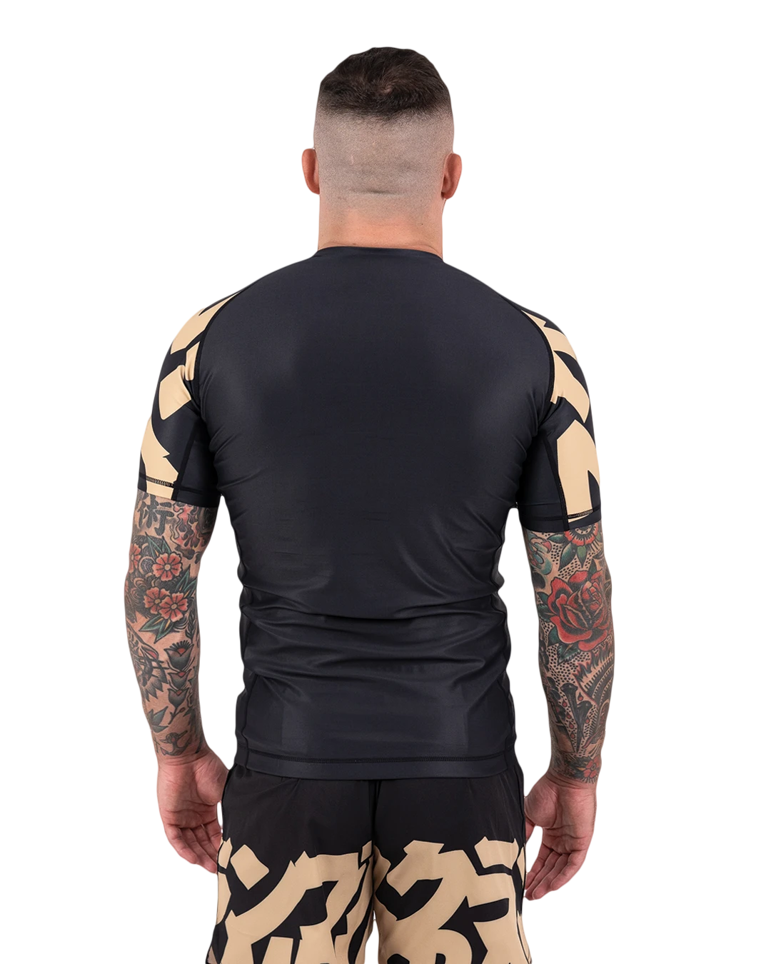 SCRAMBLE BAKA RASHGUARD Black/Gold