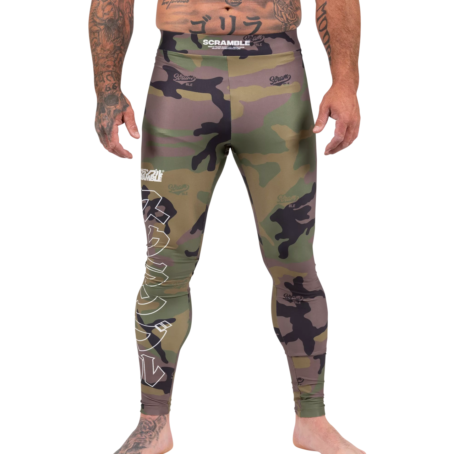 Scramble Base Spats – Woodland Camo