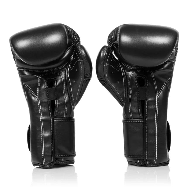 Fairtex BGV9C-Plus Mexican Style Boxing Gloves (BLACK)