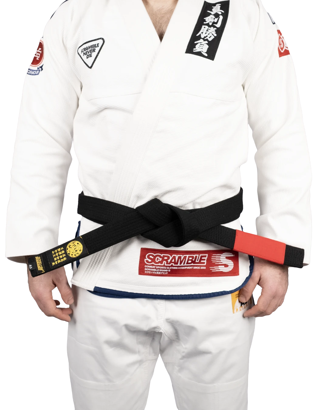 SCRAMBLE ELEMENTAL BJJ BELT – BLACK