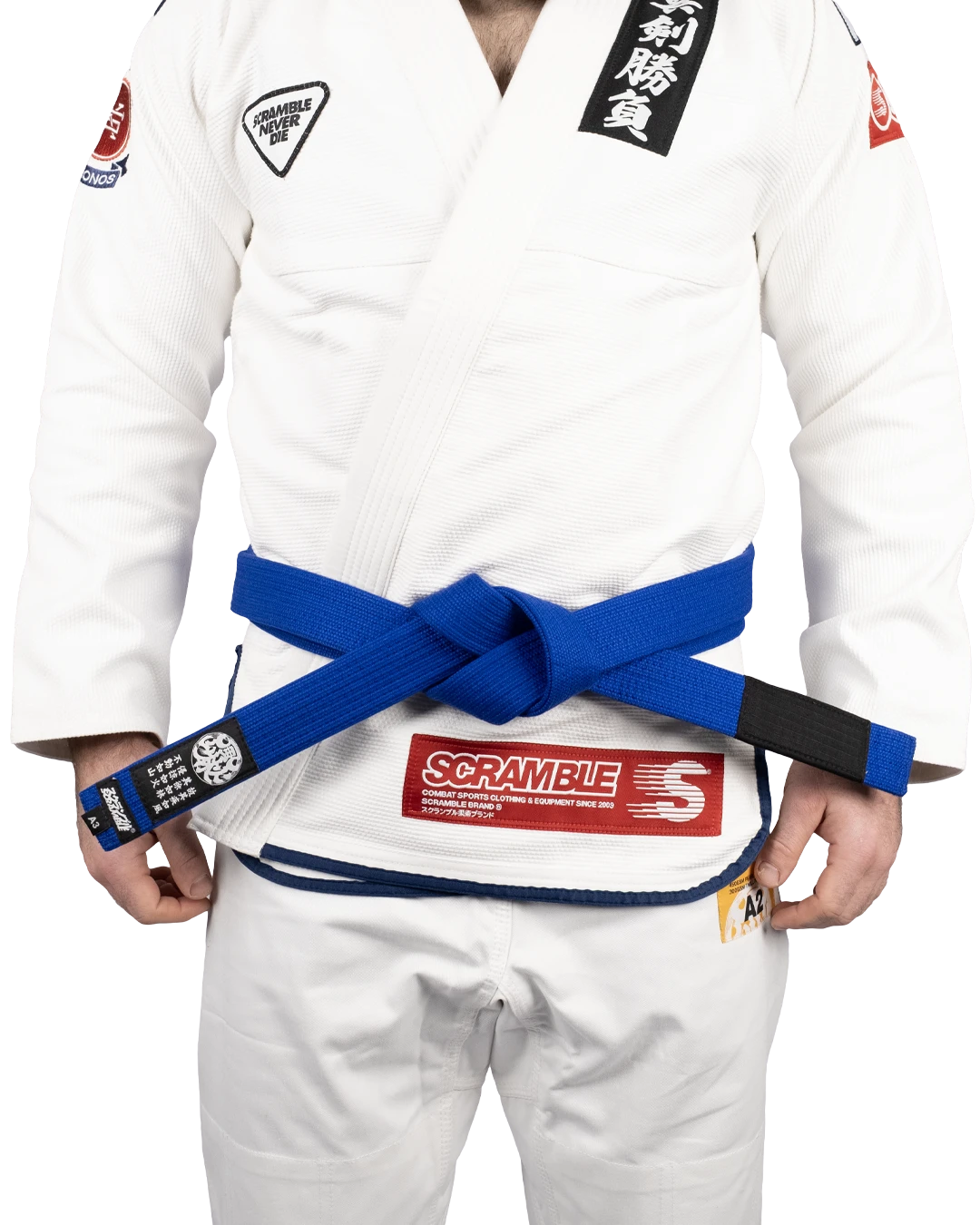 SCRAMBLE ELEMENTAL BJJ BELT – BLUE