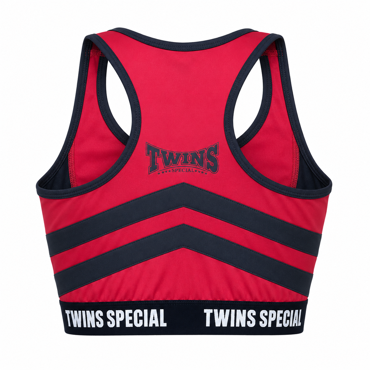 TWINS SPECIAL TSB-3 Performance Crop Top (RED/BLACK)