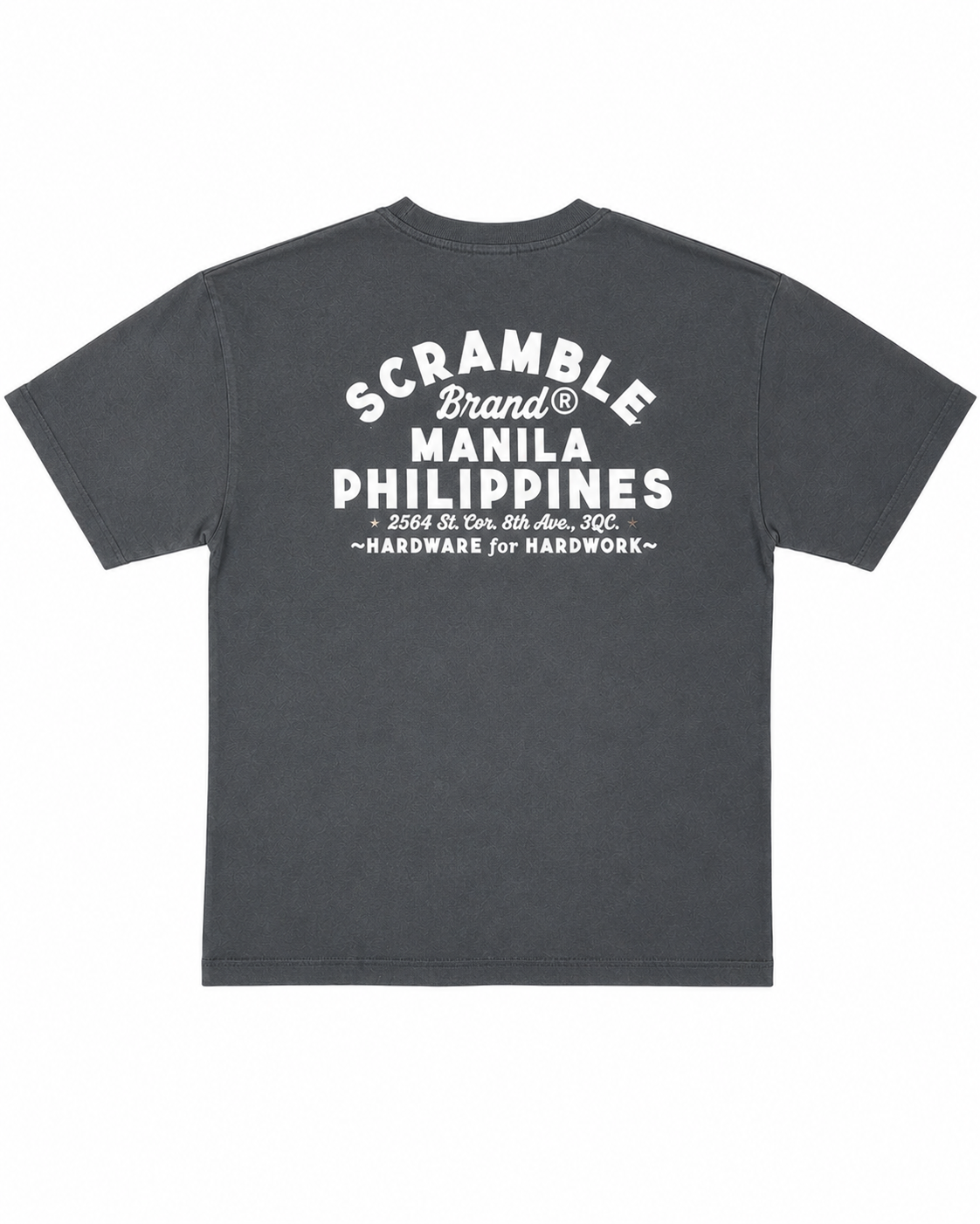 Scramble MANILA T-SHIRT DARK GRAY