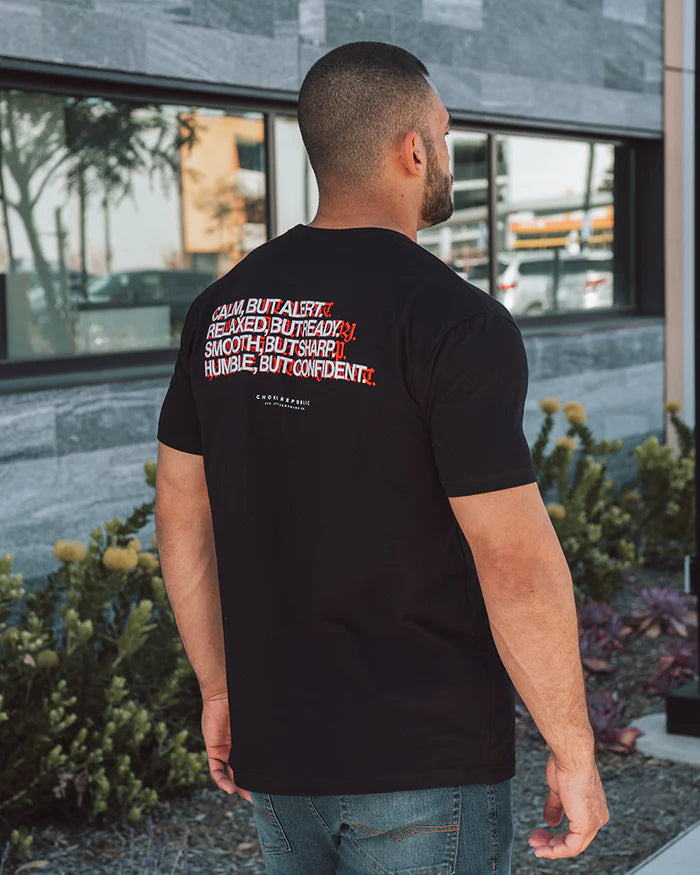 CHOKE REPUBLIC Calm but Alert Tee - Black
