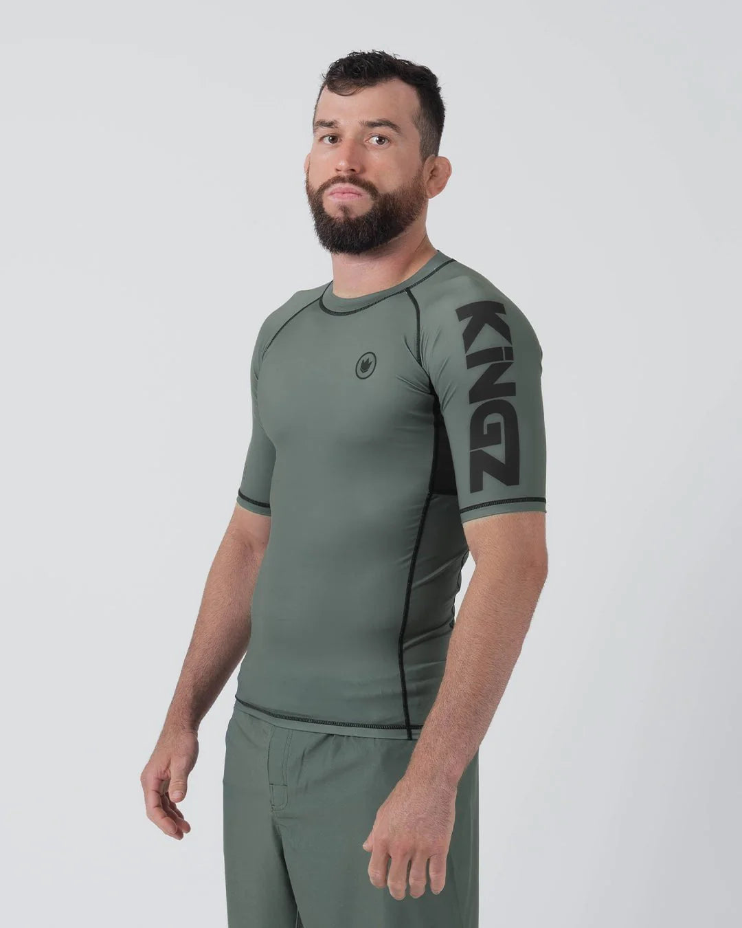 Kingz Kore V2 Short Sleeve Rashguard Green