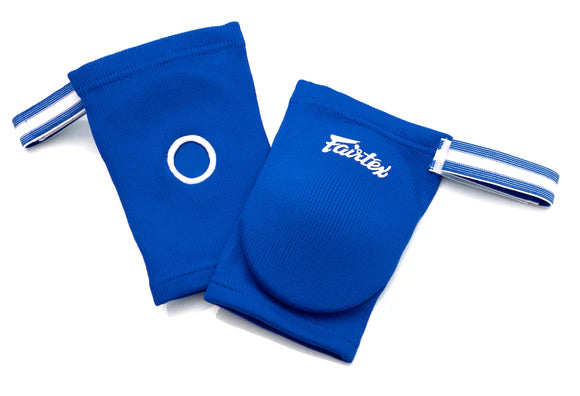 Fairtex EBE1 Muay Thai Elbow Pads Blue