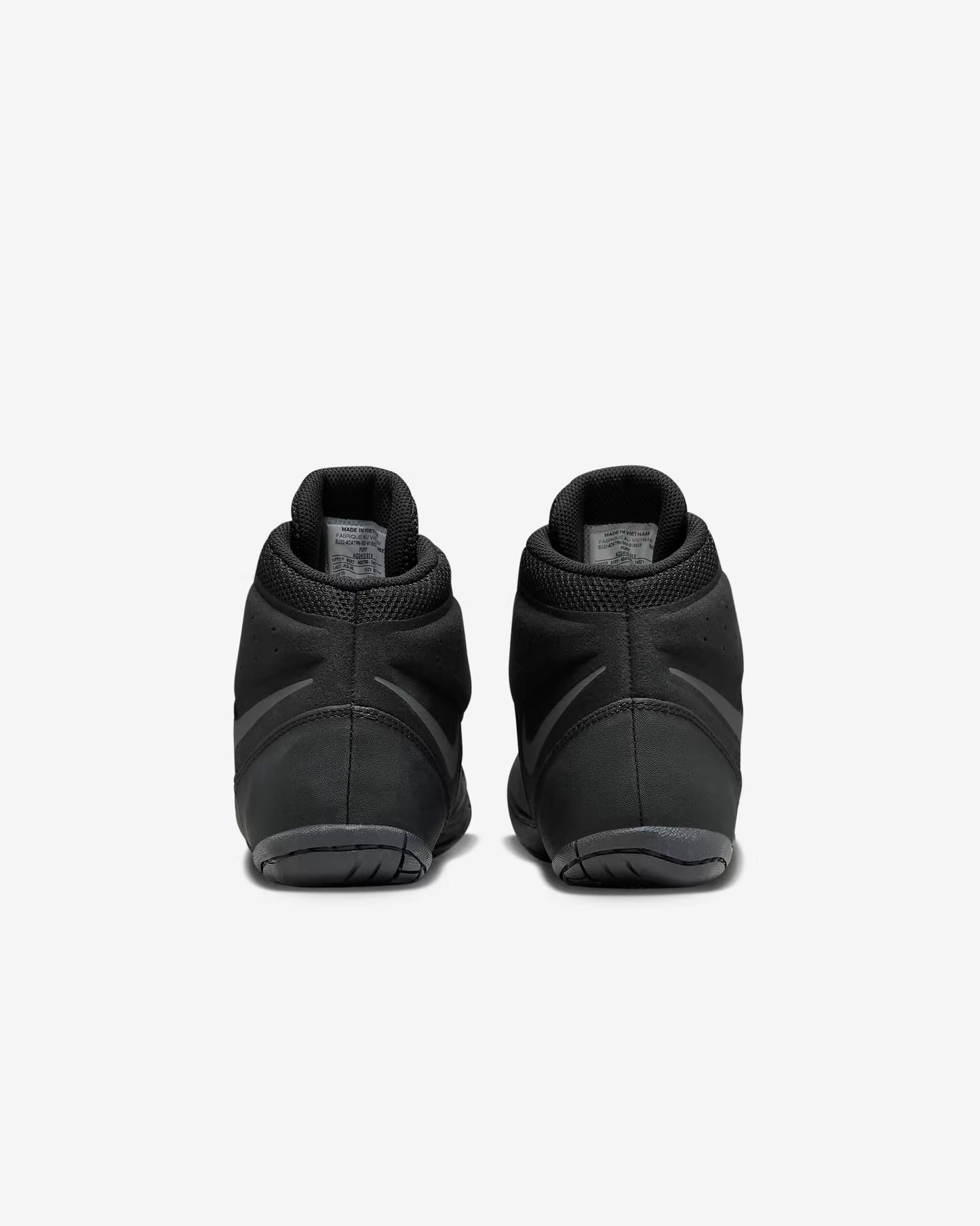 Nike Fury Wrestling Shoes Black/Dark Grey