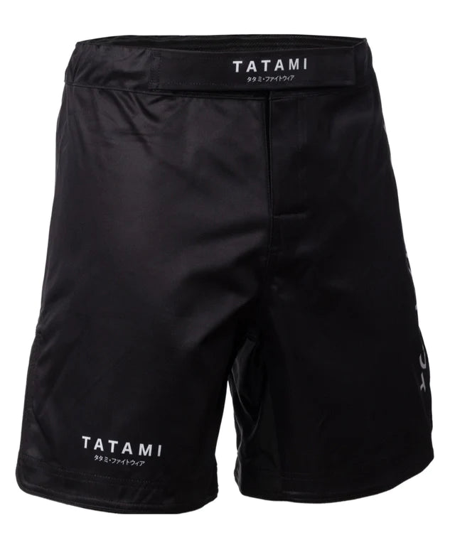 TATAMI KATAKANA GRAPPLING SHORTS - BLACK