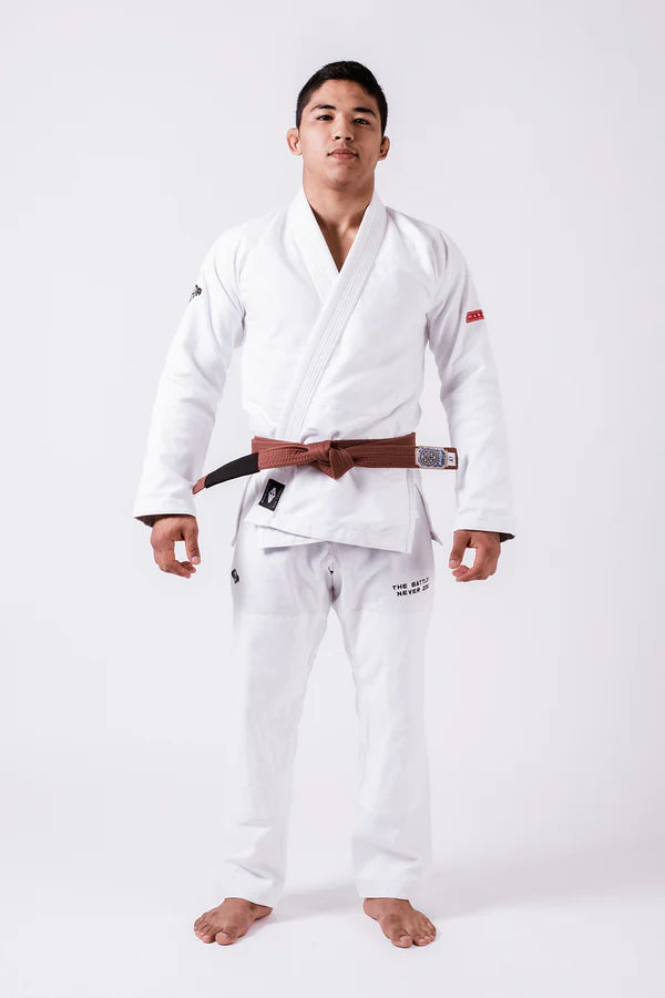 KINGZ MAEDA Red Label 3.0 Jiu Jitsu Gi (Free White Belt) - White