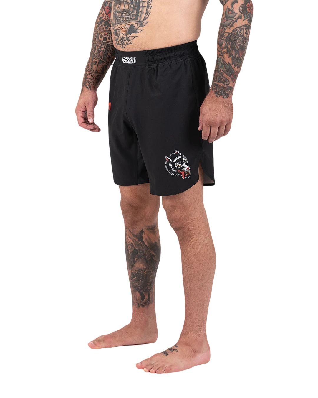 SCRAMBLE Okami Shorts Black