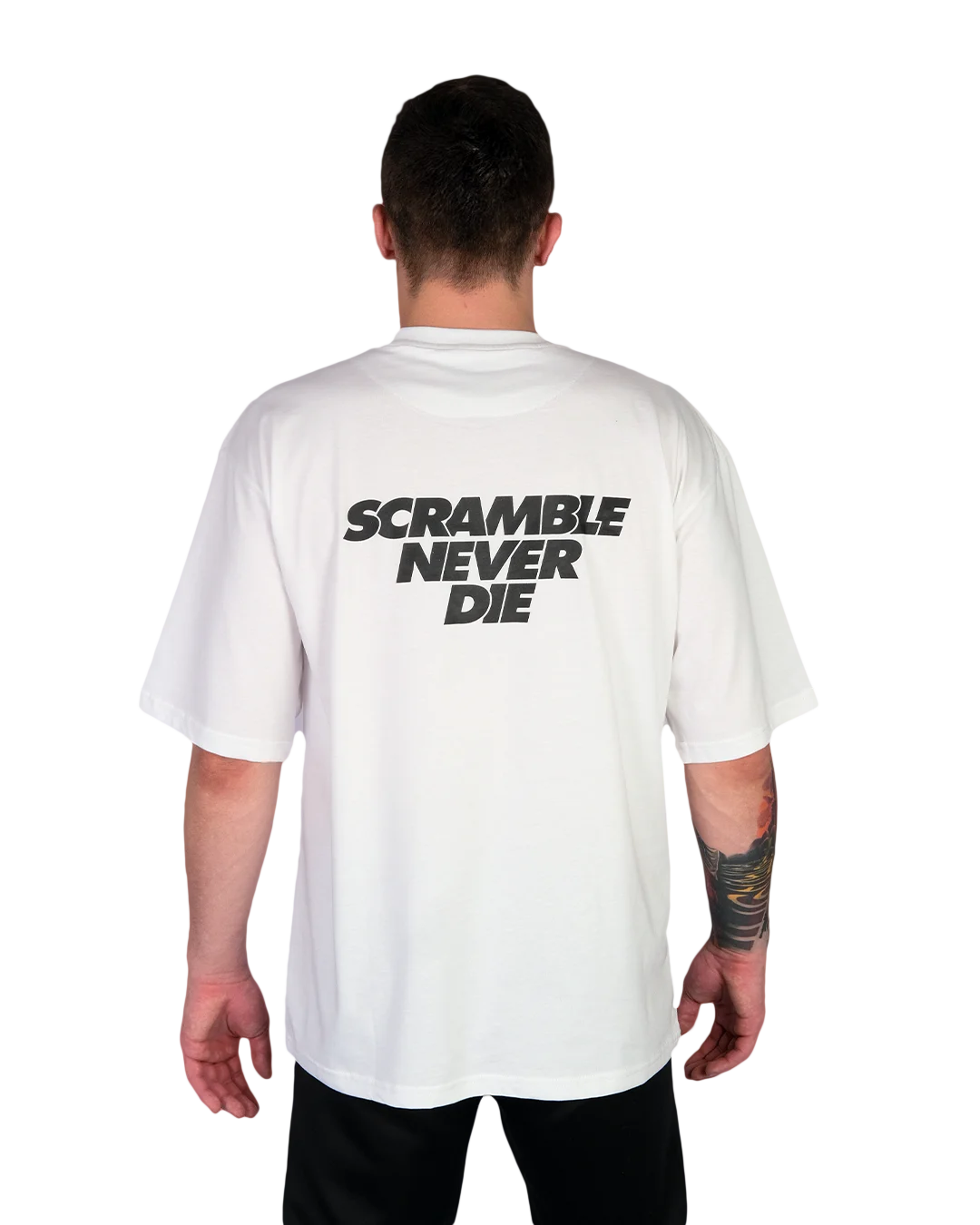 Scramble Never Die T-Shirt – White