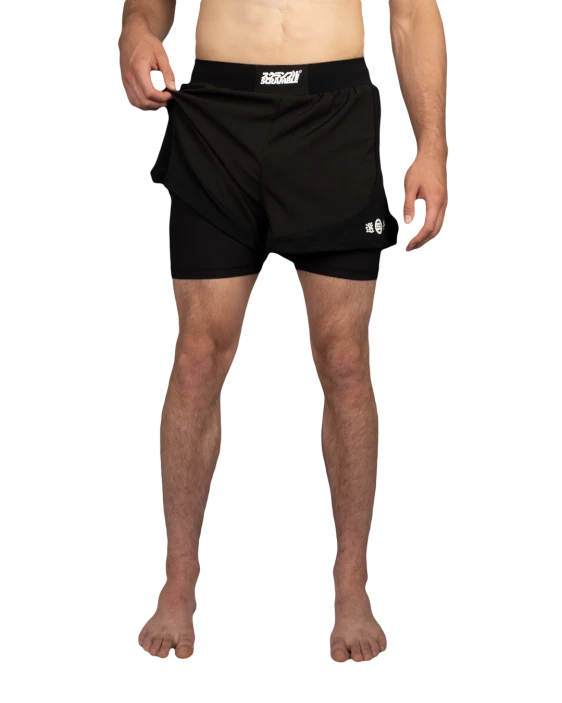 SCRAMBLE Senshu Shorts 26 – Black