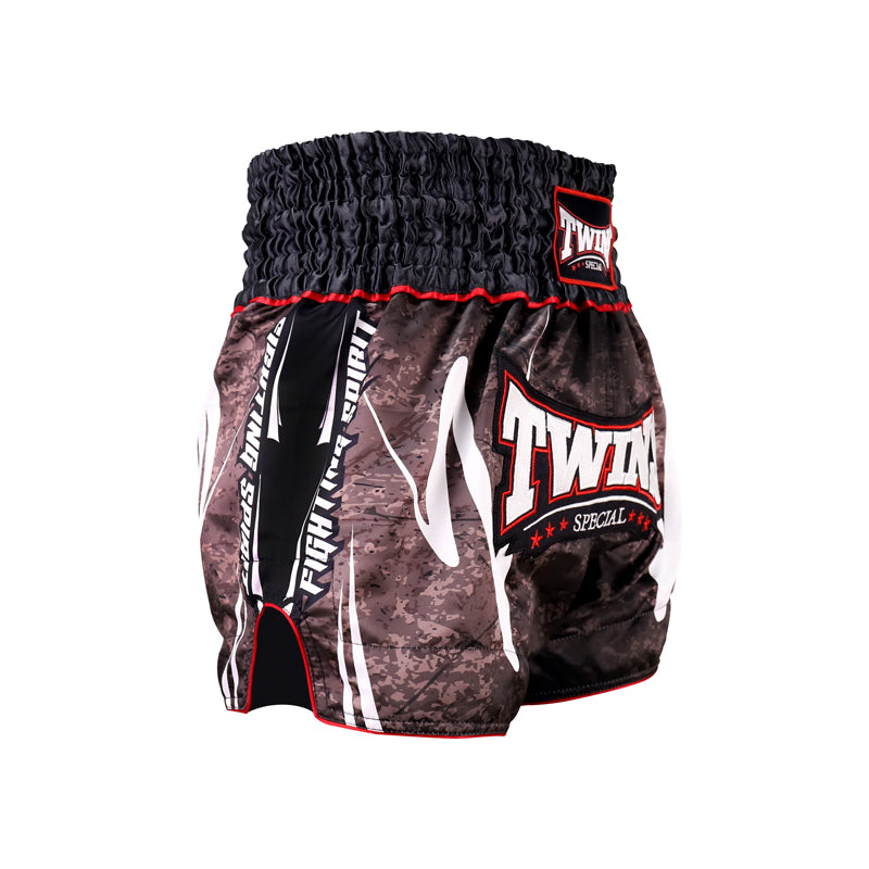 Twins Special TBS-RUSTY Muaythai Shorts (Black)