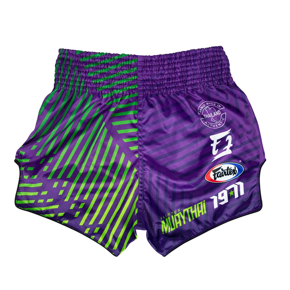 FAIRTEX Slim Cut Muay Thai Shorts - BS1922 Racer (Purple)