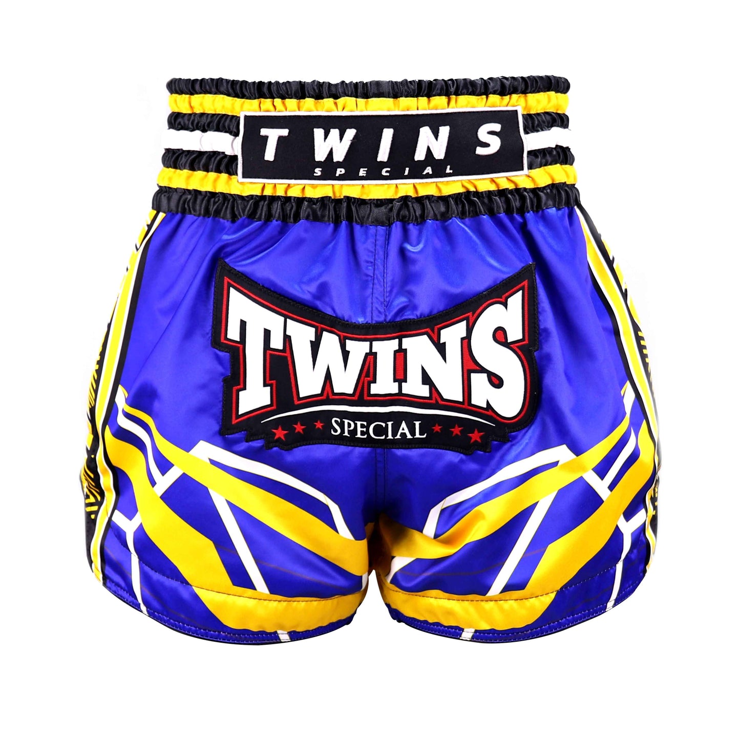 Twins Special TBS-RACING Muaythai Shorts (Blue/Yellow)