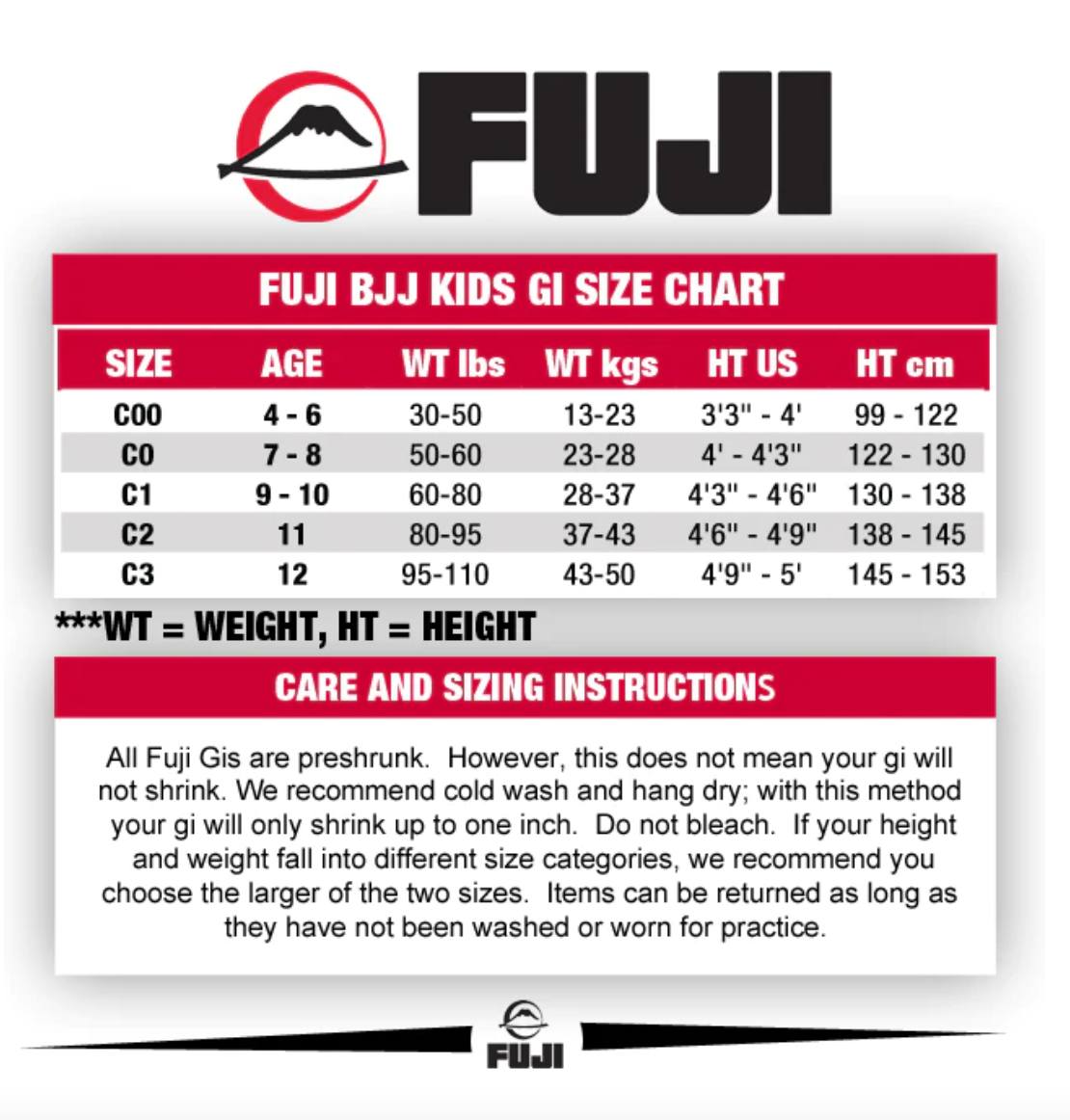 FUJI Pink All Around Kids BJJ Gi