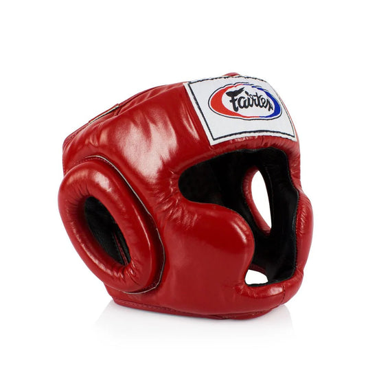FAIRTEX HG3 Full Coverage Style Headguard (Red)