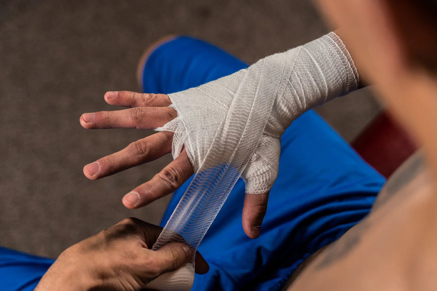 TITLE Boxing Old School Super Gauze Wraps