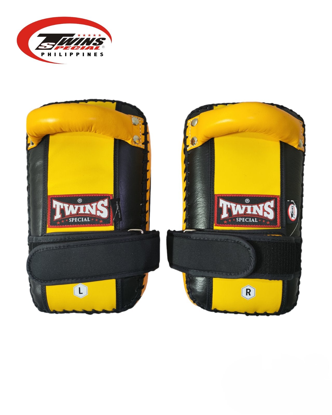 TWINS SPECIAL KPL14 Genuine Leather Muaythai Kick Pads Small