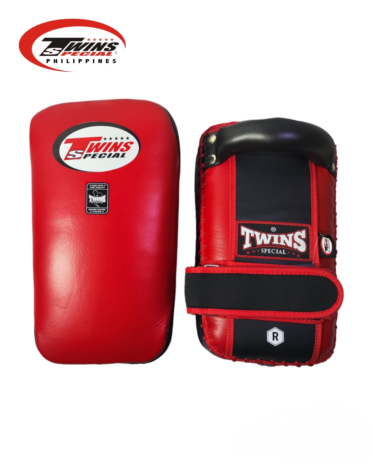 TWINS SPECIAL KPL14 Genuine Leather Muaythai Kick Pads Small