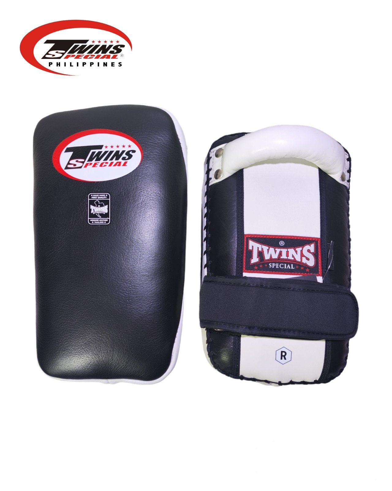 TWINS SPECIAL KPL14 Genuine Leather Muaythai Kick Pads Small